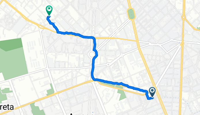 Piazzale Tripoli, Milan to Via Don Carlo Gnocchi 37B, Milan