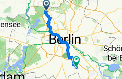 Route in der Bikemap App öffnen