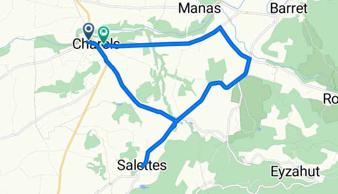 Charols Salettes wandeling