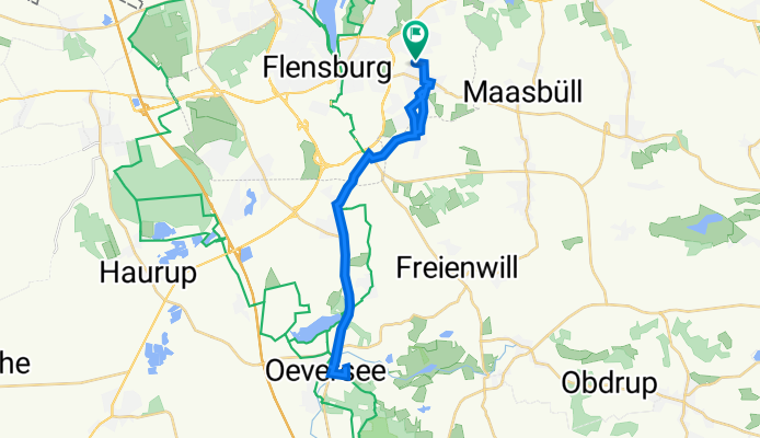 Bäckerweg 72, Flensburg nach Bäckerweg 72, Flensburg