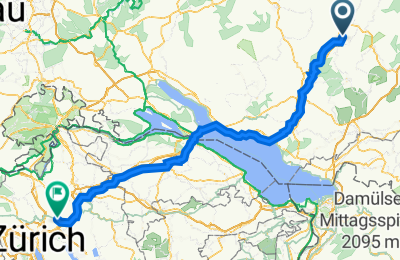 Route in der Bikemap App öffnen