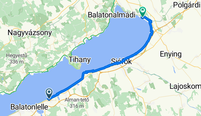 Fő út 75, Balatonszemes - Csittényhegy, Balatonakarattya