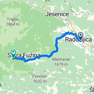 Langusova ulica 71 do Ukanc