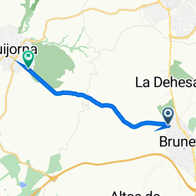 De Camino de los Morales 71, Brunete a Avenida de la Dehesa 111, Quijorna