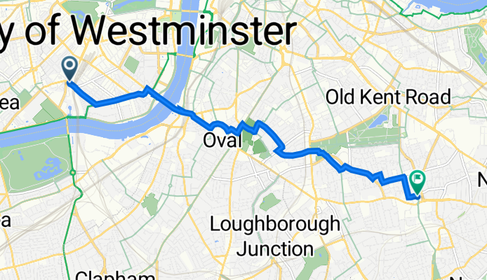 Consort Rise House, 203 Buckingham Palace Road, London to 120 Peckham Hill St, London