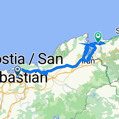 Urumea Pasealekua 904, Donostia nach Chemin de la Côté 11, Hendaye