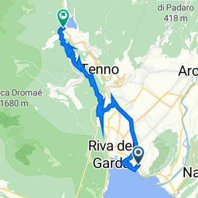 Viale Rovereto 65, Riva del Garda to SS 421, Tenno