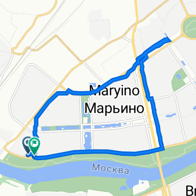 Батайский проезд, 5, Москва до Батайский проезд, 17А, Москва