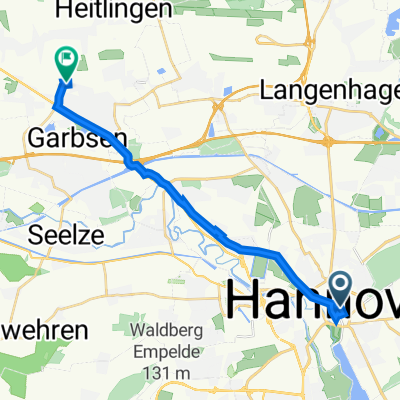 Georgstraße 30, Hannover nach Graham-Bell-Weg 24, Garbsen