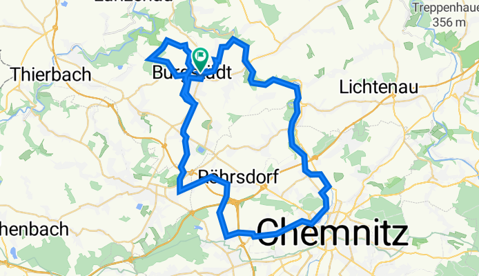 Rudolf-Breitscheid-Straße 10, Burgstädt nach Rudolf-Breitscheid-Straße 11, Burgstädt