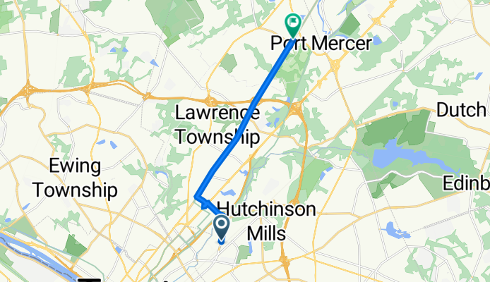 200B Whitehead Rd, Hamilton to 3900–3970 Princeton Pike, Princeton