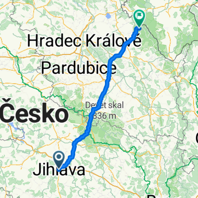 Jihlava - Deštné v O.h. Zákoutí