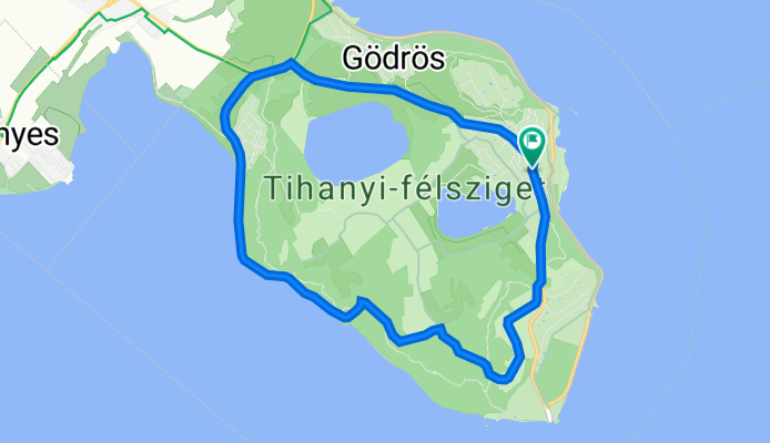 Kossuth Lajos utca 57., Tihany to Kossuth Lajos utca 57., Tihany