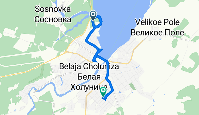 с Катюхой по Белой