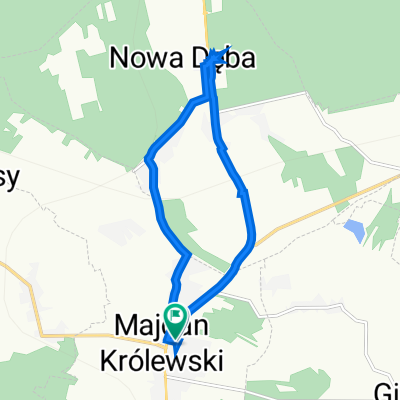 Tadeusza Kościuszki 2, Majdan Królewski do Tadeusza Kościuszki 2, Majdan Królewski