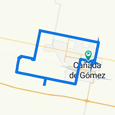 Nicasio Oroño, Cañada de Gómez a Nicasio Oroño, Cañada de Gómez