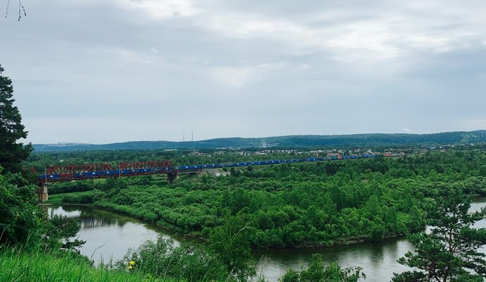 Photo 1 of the Bikemap route "Молодёжный переулок до Берега Иркута"