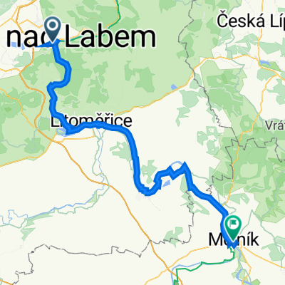 Fibichova 392/25, Ústí nad Labem to Svatováclavská 17/9, Mělník