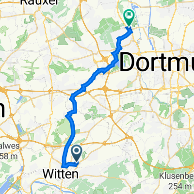 Rheinische Straße 11F, Witten nach Emscherallee 11, Dortmund