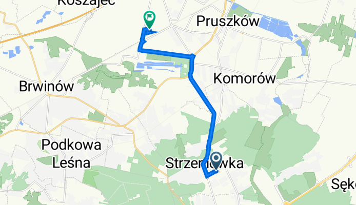 Globusowa 6, Strzeniówka do Magazynowa 7, Pruszków