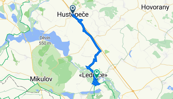Mrštíkova 117/11, Hustopeče až Lednice, Lednice