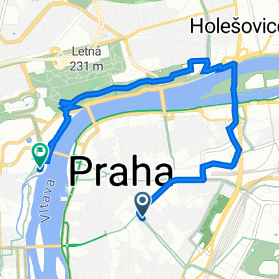 Václavské náměstí 841/3, Prague 1 to Dolní Malostranský Obvod, Prague 1