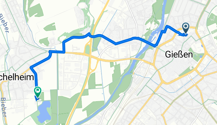 Asterweg 18, Giessen to Heuchelheim, Heuchelheim