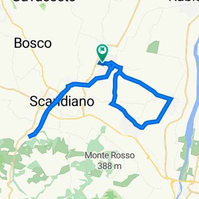 Da Via M. D'Antona 1, Scandiano a Via R. Ruffilli 42, Scandiano