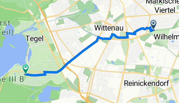 Dannenwalder Weg 92, Berlin nach Krumpuhler Weg 9, Berlin