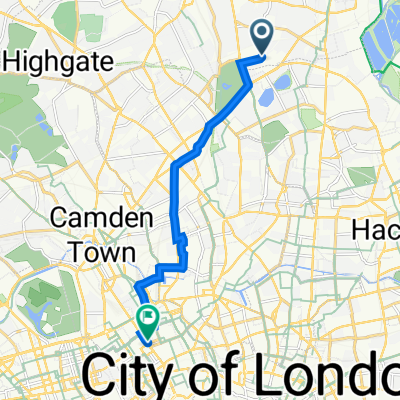 167 Omega Works, Hermitage Road, London to 2 Woburn Pl, London