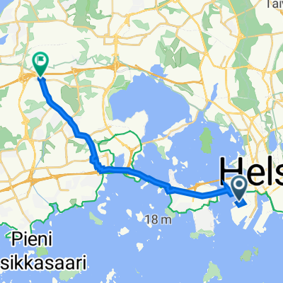 Heino Kasken katu 4D, Helsinki to Klovinristi, Espoo