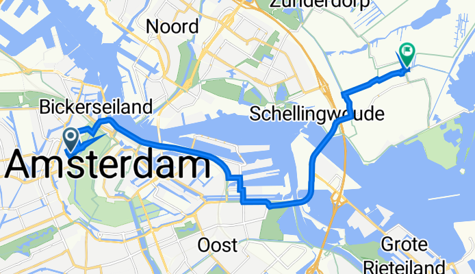 Egelantiersgracht 386, Amsterdam to Dorpsweg Ransdorp 70, Amsterdam