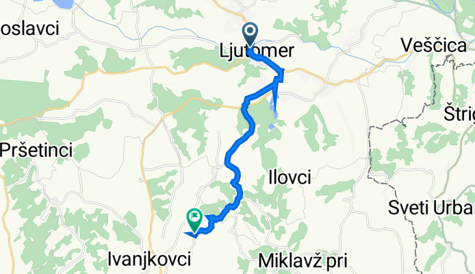 Prešernova ulica 13, Ljutomer to Svetinje 21, Ivanjkovci