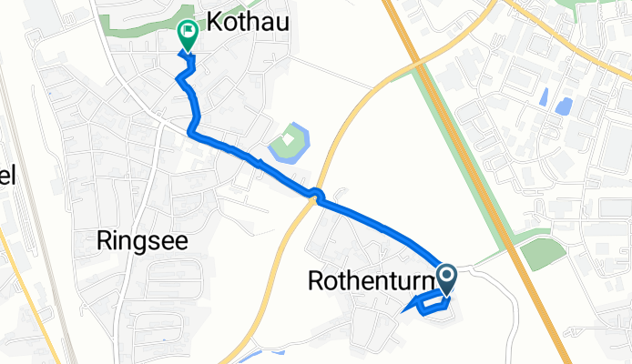 Paul-Weinzierl-Straße, Ingolstadt nach Weisbergerstraße 30, Ingolstadt