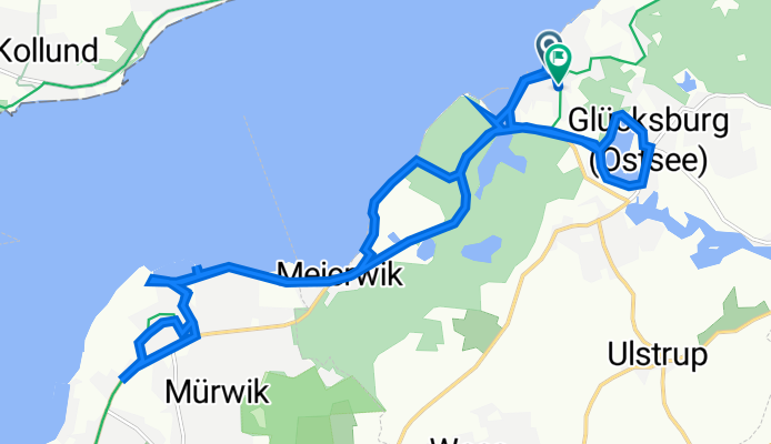 Fördestraße 2, Glücksburg (Ostsee) nach Fördestraße 1, Glücksburg (Ostsee)