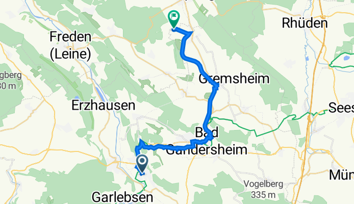 Kreiensen, Einbeck nach Bad Gandersheim