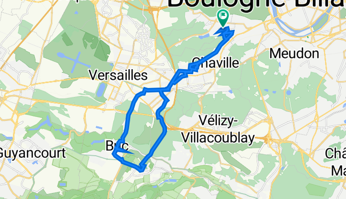 Boucle Ville d’Avray - Les Loges en Josas - Buc