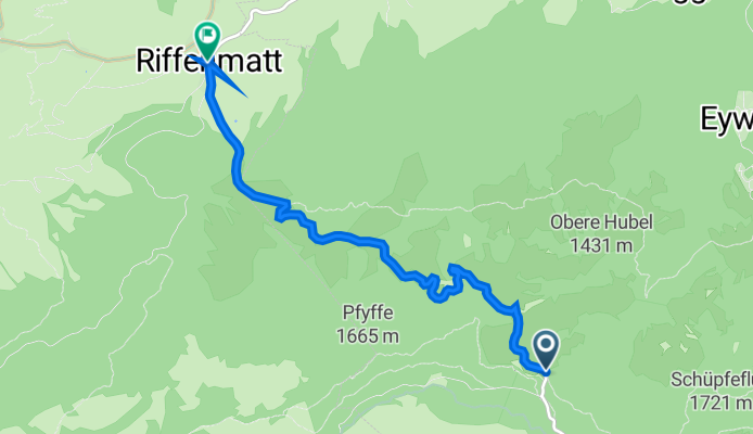 Sangernboden to Dorf 35, Riffenmatt