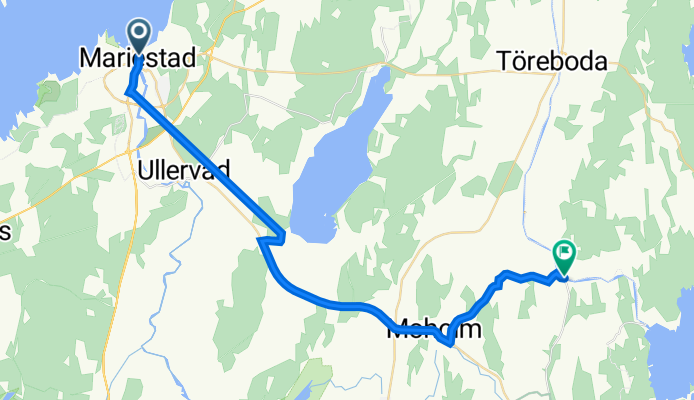 Nygatan 20, Mariestad to Vassbacken 14, Töreboda