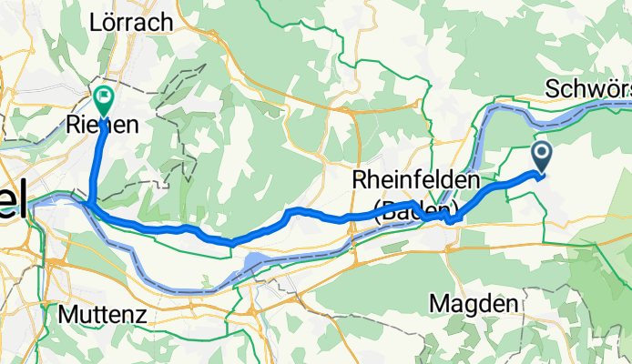 Amselweg 5, Möhlin nach Baselstrasse 25A, Riehen