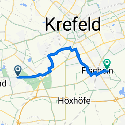 Plückertzstraße 140, Krefeld nach Nerenbroicker Weg, Krefeld