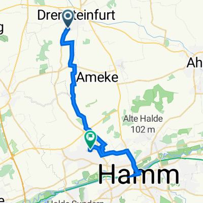 Von-Eichendorff-Straße 1, Drensteinfurt nach Friedrich-Ebert-Straße 42, Hamm