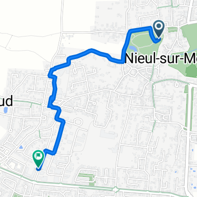 31 Rue de Beauregard, Nieul-sur-Mer à 34 Rue Éric Tabarly, Nieul-sur-Mer