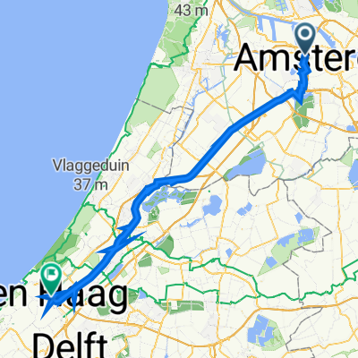 Burgemeester de Vlugtlaan 2, Amsterdam to Rijnstraat 4, Den Haag