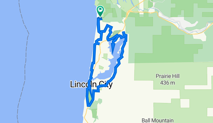 1935 NE 69th St, Lincoln City to 6969 NE Neptune Dr, Lincoln City