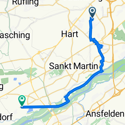 Meggauerstraße 25, Linz nach Ahornweg 27, Traun