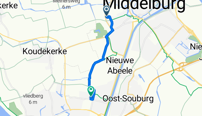 Michaelsdreef 21, Middelburg nach Papegaaienburg 1, Vlissingen