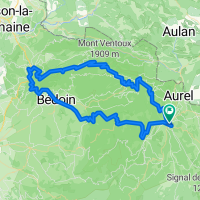 Mt. Ventoux Runde 1, Ostrampe Sault