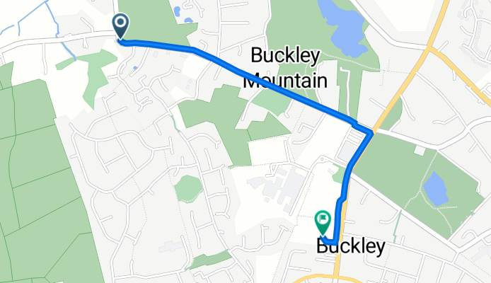 Alltami Road, Mold to Mill Lodge, Mill Lane, Mold