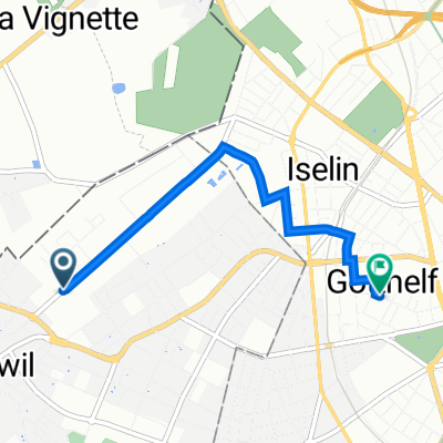 Hegenheimermattweg 76, Allschwil nach Thannerstrasse 90, Basel